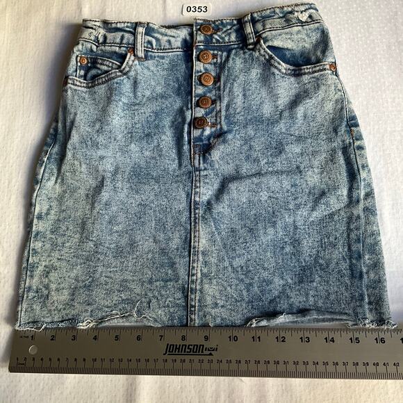 Highway Jeans Women Girls Denim Skirt, size 24, Blue - Picture 4 of 8